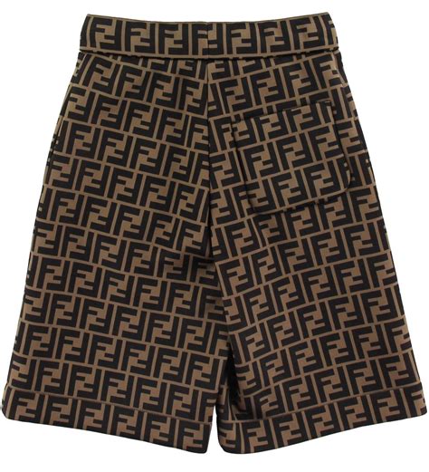 cheap fendi shorts|brown fendi shorts.